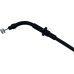 Fat Baggers Inc. EZ Install Upper Clutch Cable - FLHX/FLTR SE - +4" - Black - 0662-1234  108004-B