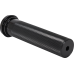 Thrashin Supply Co. Throttle Tube - Knurled - 1" - TBW - Black - 0632-0983  TSC-2704-1