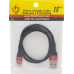 Ridepower Male USB to Male Lightning Cable - Phone - Charger - 18" - Black/Red - 3807-0715  RPUSBLHT18