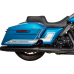 Drag Specialties Seats Predator 1Up Seat - Vinyl - Double Diamond Silver Stitch - FLH '08-'23 - 0801-1489 Predator 1-Up Seat
