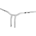 La Choppers Handlebar - One-Piece Kage Fighter - Pullback - 12" x 1-1/4" - Chrome - 0601-6707  LA-7369-12