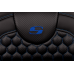 Saddlemen RoadSofa Seat - Honeycomb - Blue Stitch - Extended Reach - without Backrest - FLH/FLT '08-'24 - 0801-1648  808-07B-19001