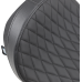 Drag Specialties Seats Low Solo Seat - Diamond Stitch - Black - Victory '03-'17 - 0810-1601 Low-Profile Solo Seat