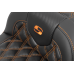 Saddlemen RoadSofa Seat - without Backrest - Carbon Fiber - Orange Stitch - FL/FX '23-'24 - 0801-1782  823-07-20603
