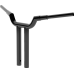 La Choppers Handlebar - Valley - T-Bar - 16" - Black - 0601-6280  LA-7344-16B