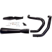 Vance &amp; Hines 2-into-1 Upsweep PCX Exhaust System - Stainless Steel - Black - 1800-2674 47328