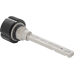 Figurati Designs Transmission Oil Dipstick - Magnetic - Knurled - Black - Twin Cam - 1105-0273  FD01-MAGTD-KN-BLK