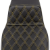 Saddlemen Step-Up Seat - Lattice Stitch - Gold Stitch - Extended Reach - FLH/FLT '08-'23 - 0801-1600  808-07E-17507
