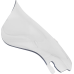 Klock Werks Flare Windshield - 6-1/2" - Clear - FLH - 2310-0823  KWW-01-0701