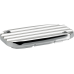 Joker Machine Master Cylinder Cover - Hydraulic Clutch - Finned - Chrome - 0610-2331  08-012C
