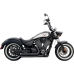 Bassani Xhaust Pro-Street Exhaust - Black - Turnout - 1810-1997  6V23DB