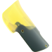 Klock Werks Kolor Flare Windshield - 8" - Yellow - Indian - 2312-1086  KWW-04-0620