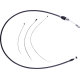 Drag Specialties Quick Connect Clutch Cable - Upper - Black/Black - 0652-3198 Quick Connect Clutch Cable