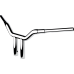 La Choppers Handlebar - Kage Fighter - 10" - Chrome - 0601-6414  LA-7345-10
