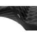 Le Pera Tailwhip Daddy Long Legs Seat - Gray Double Diamond Stitch - FLH/FLT '23-'24 - 0801-1857  LV-587DLDD-GY01