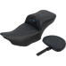 Saddlemen Roadsofa Extended Reach Seat - with Backrest - Honeycomb - Blue Stitch - FLTR/FLHX '23-'24 - 0801-1763  823-07-190B1
