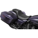 Drag Specialties Seats Predator 2-Up Seat - Extended Reach - Smooth Vinyl - FLHX/FLTR '23-'24 - 0801-1940 Performance Predator 2-Up Seat with Extended Reach