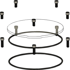 Trask Assault Derby Cover Repair Kit - Softail - 1107-0759  TM-0042-RK