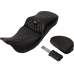 Saddlemen RoadSofa Seat - Honeycomb - Gold Stitch - with Backrest - Extended Reach - FLH/FLT '08-'24 - 0801-1654  808-07B-190B7