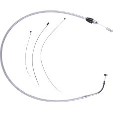 Drag Specialties Quick Connect Clutch Cable - Upper - Stainless Steel - 0652-3188 Quick Connect Clutch Cable