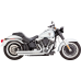 Vance &amp; Hines Big Shots Staggered Exhaust System - Chrome - 1800-2637 17959