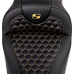 Saddlemen RoadSofa Seat - Honeycomb - Gold Stitch - without Backrest - FLH/FLT '08-'23 - 0801-1642  808-07B-18907