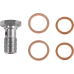 La Choppers Handlebar Cable/Brake Line Kit - 12" - 14" Ape Hanger Handlebars - Black Vinyl - 0662-1257  LA-8062KT-13B