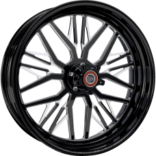Performance Machine (Pm) Wheel - Nivis - Rear - Single Disc/with ABS - Black/Contrast Cut Platinum - 18x5.5 - 0202-2232  1269-7814R-NVSAP-BMP