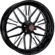 Performance Machine (Pm) Wheel - Nivis - Rear - Single Disc/with ABS - Black/Contrast Cut Platinum - 18x5.5 - 0202-2232  1269-7814R-NVSAP-BMP