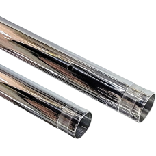 Custom Cycle Engineering Fork Tubes - 47 mm - 21.18" - Ultra Chrome - 0404-0690 719133