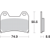 Sbs HS Brake Pads - 706HS - 1722-0673  706HS