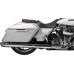 Drag Specialties Seats Rear Solo Seat - Wide - Double Diamond - Black Stitch - FLH/FLT '97-'23 - 0801-1957 Rear Solo Seat