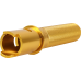 Thrashin Supply Co. Throttle Tube - Knurled - 1" - Gen 2 TBW - Gold - 0632-1009  TSC-2806-5