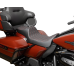 Drag Specialties Seats Predator III Seat - Extended Reach - Double Diamnd - Red Stitching - FLH/FLT '08-'24 - 0801-1925 Extended Reach Predator III Seat