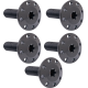 Arlen Ness Bolt Kit - Holeshot/Front/Floating/Brake Rotor - Spoke Mount - Black - 5 Pack - 2401-1699  300-907