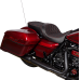 Drag Specialties Seats Freedom Seat - Vinyl - Double Diamond Red Stitch - FLH '09-'23 - 0801-1484 Freedom Touring Seat