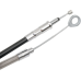 Drag Specialties High-Efficiency Braided Stainless Steel Clutch Cable - 0652-3218 High-Efficiency Braided Stainless Steel Clutch Cable