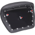 Mustang Deluxe Chopped Tour-Pak® Sissy Bar Pad - Black w/ Gunmetal Stitch - Touring - 0822-0608  88405GM