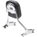 Cobra Backrest - Tall - Chrome - Chieftain - 1501-0747  502-2005