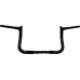 Fat Baggers Inc. 1-1/4" EZ Install Pointed Top Handlebar - 10" - Black - 0601-6348  945010-B