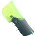 Klock Werks Kolor Flare Windshield - 8" - Green - Indian - 2312-1087  KWW-04-0621