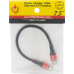 Ridepower Male USB-C to Male USB-C Cable - Phone Charger - Heavy-Duty - 7-1/2" - Black/Red - 3807-0717  RPUSBCUSBC75