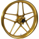 Rc Components Wheel - Laguna - Front - Dual Disc/with ABS - Gold - 19x3 - 0201-2444  930-140G-FA