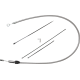 Drag Specialties Quick Connect Clutch Cable - Upper - 32" - Stainless Steel - 0652-3062 Quick Connect Clutch Cable