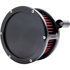 Feuling Parts BA Air Cleaner Kit - Black with Red Filter - Twin Cam - 1010-3309 5443