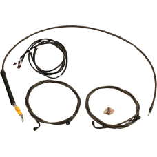 La Choppers Cable Kit - 18" - 20" Handlebars - Midnight - 0662-1197  LA-8059KT3-19M