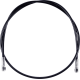 Magnum Shielding Universal XR Brake Line - 15" - Black w/ Chrome Fittings - 1741-6706  SSC0500-15
