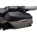 Mustang Deluxe Saddlebag Lid Coers - Black w/ Gunmetal Stitch - Touring - 3501-2129  88404GM
