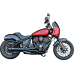 S&amp;S Cycle 2-into-1 Qualifier Exhaust System - Guardian Black - 49-State - Indian Chief - 1810-3211  550-1116