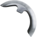 Paul Yaffe Bagger Nation Thicky Front Fender - OEM - 16"-19" Wheel - With Satin Adapters - 1401-0979  THICKY-OEM-14L-S
